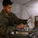 MWSS-271 Marines eat a warrior's meal as a conclusion to exercise Northern Viking 24