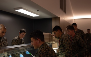 MWSS-271 Marines eat a warrior's meal as a conclusion to exercise Northern Viking 24