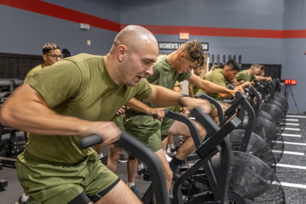 CLB-22 Conducts Physical Training and Conditioning at 2nd MLG Human Performance Center