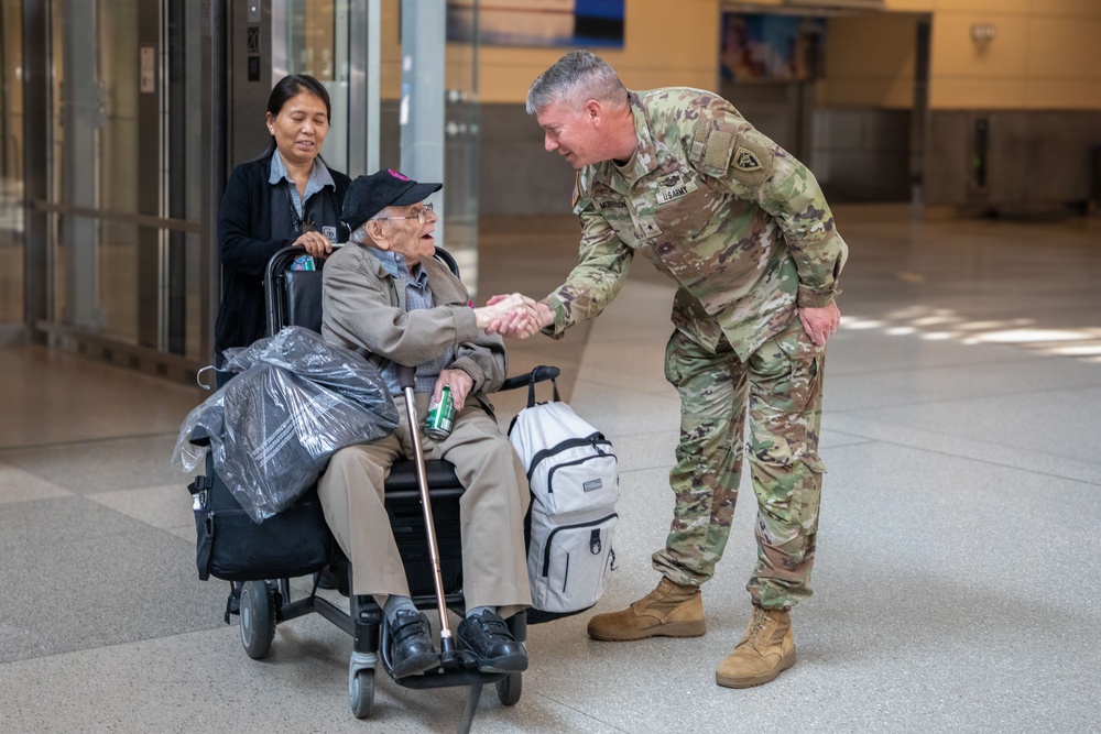 Old Hickory welcomes back a WWII Veteran