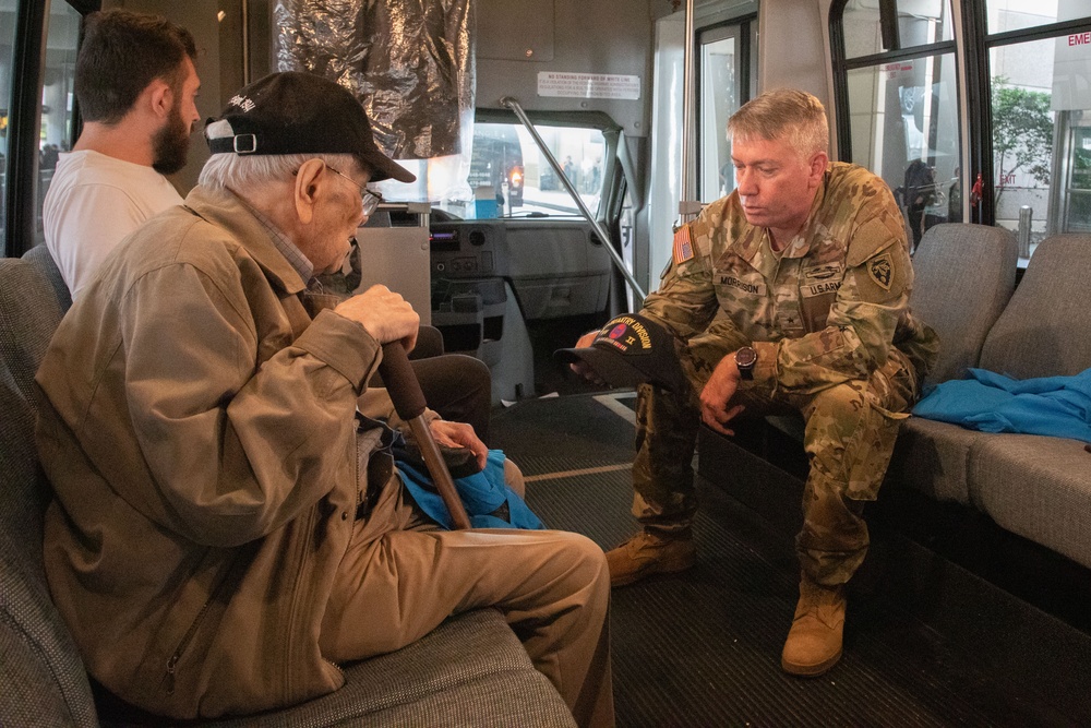 Old Hickory welcomes back a WWII Veteran