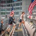 10th AAMDC and 52D ADA honor 9/11 firefighters with soccer stadium stair climb