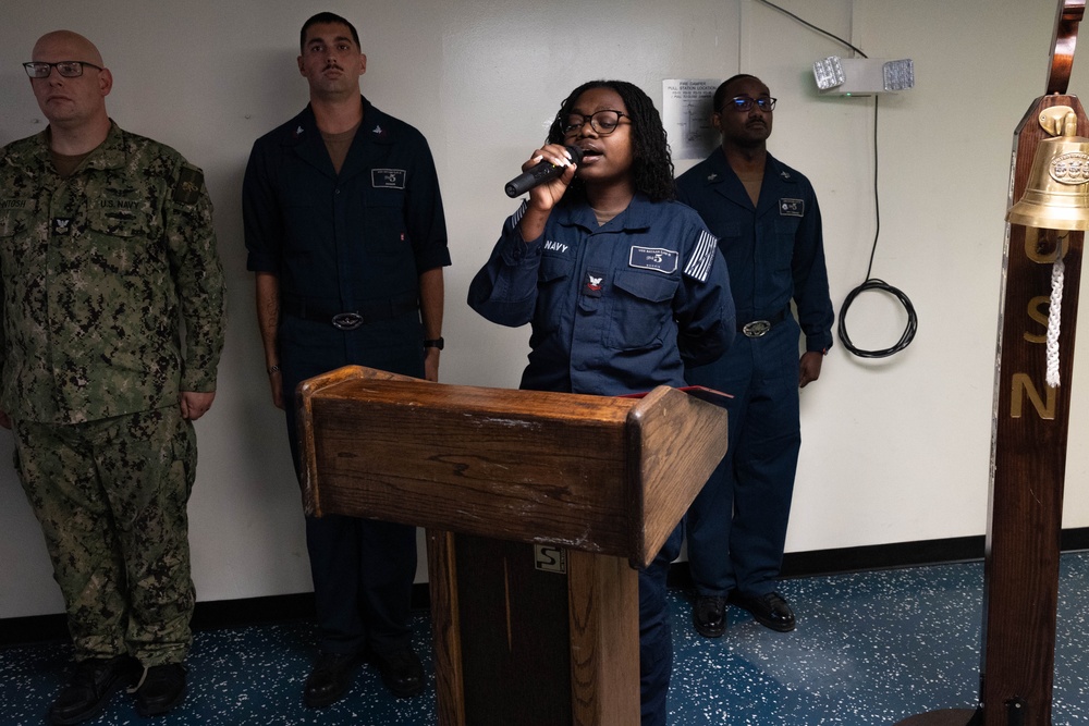 USS Bataan holds 9/11 Ceremony