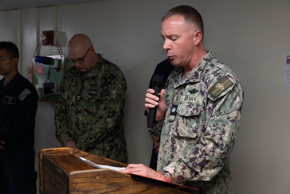 USS Bataan holds 9/11 Ceremony