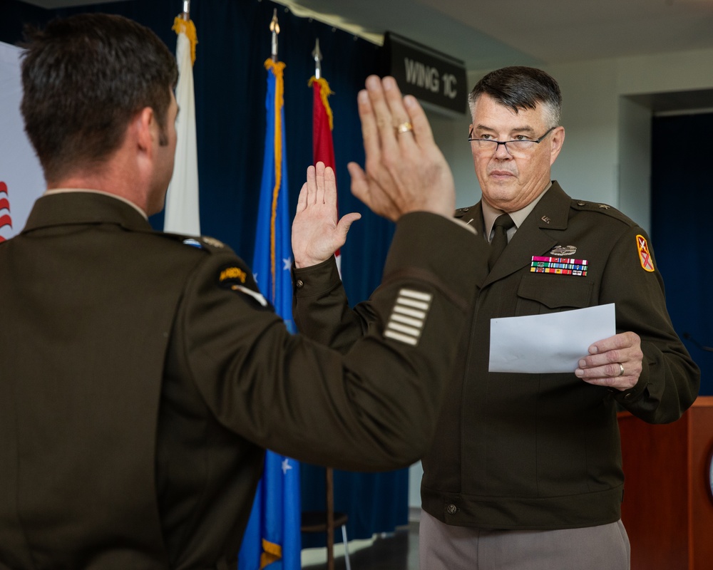 Alabama National Guard soldier gets promoted to Lieutenant Colonel