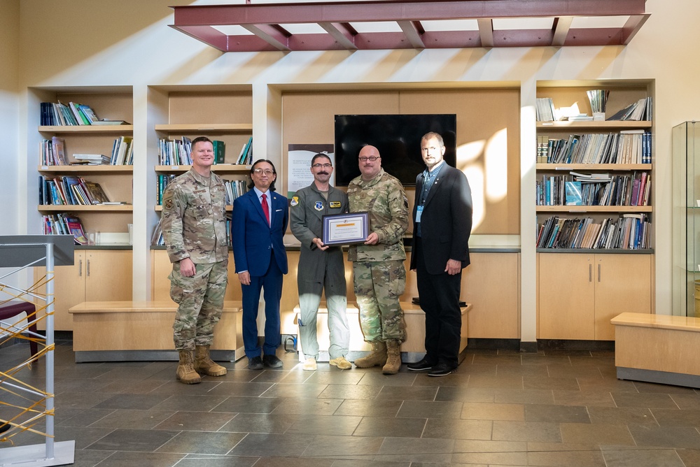 Fairbanks North Star Borough School District and Eielson School Liaison awarded the Pete Taylor Partnership of Excellence Award