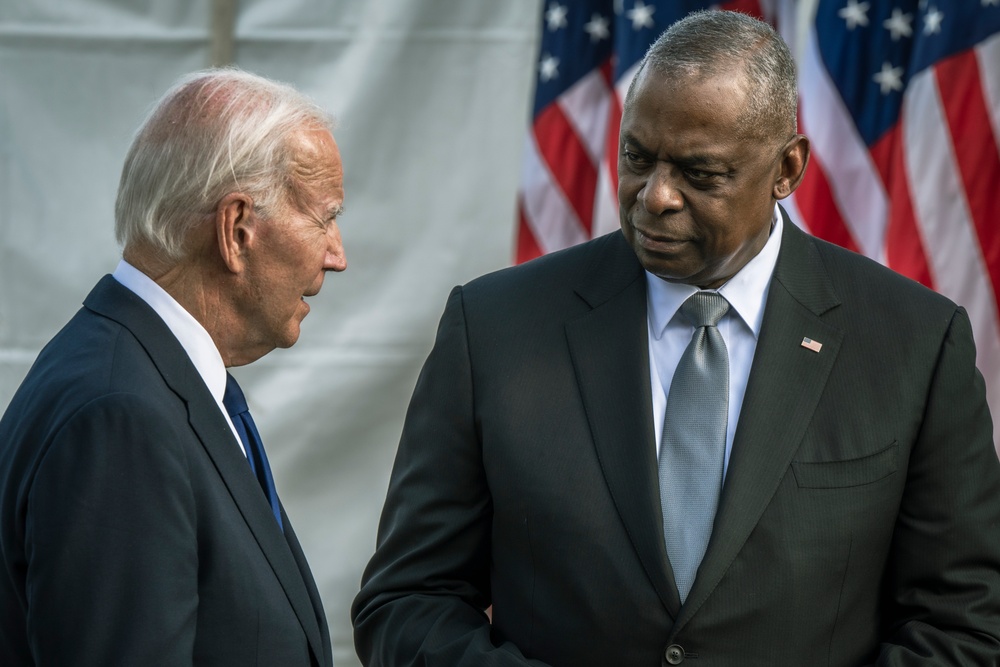 11 SEP 24 | 9/11 Memorial Wreath Laying with POTUS, VPOTUS, SECDEF and CJCS