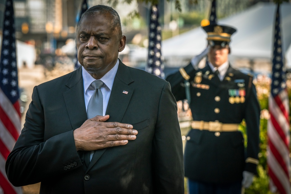 11 SEP 24 | 9/11 Memorial Wreath Laying with POTUS, VPOTUS, SECDEF and CJCS