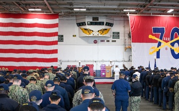 USS Ronald Reagan (CVN 76) hosts a 9/11 Remembrance Ceremony