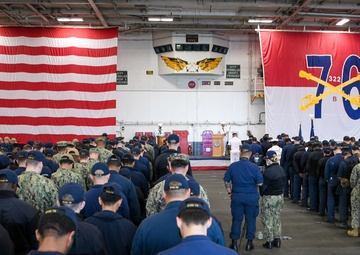 USS Ronald Reagan (CVN 76) hosts a 9/11 Remembrance Ceremony