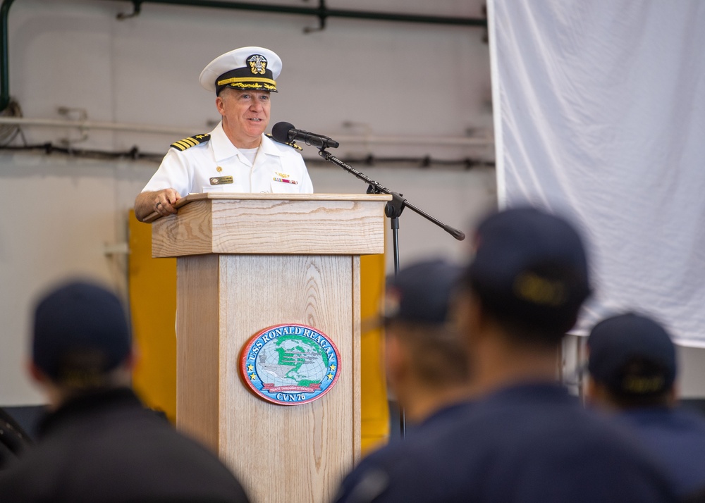 USS Ronald Reagan (CVN 76) hosts a 9/11 Remembrance Ceremony