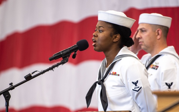 USS Ronald Reagan (CVN 76) hosts a 9/11 Remembrance Ceremony