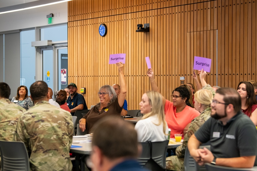 Luke leadership engages with local partners