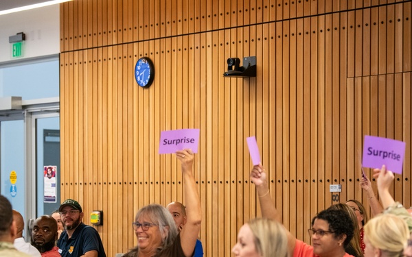 Luke leadership engages with local partners