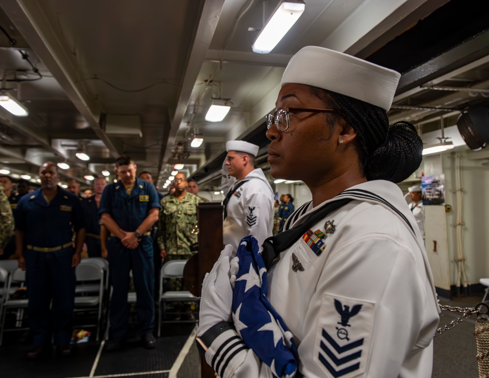 USS Carl Vinson holds 9/11 Remembrance Ceremony