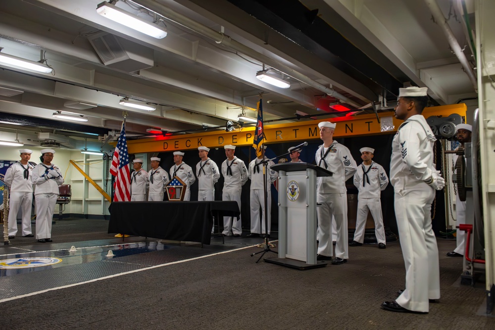 USS Carl Vinson holds 9/11 Remembrance Ceremony