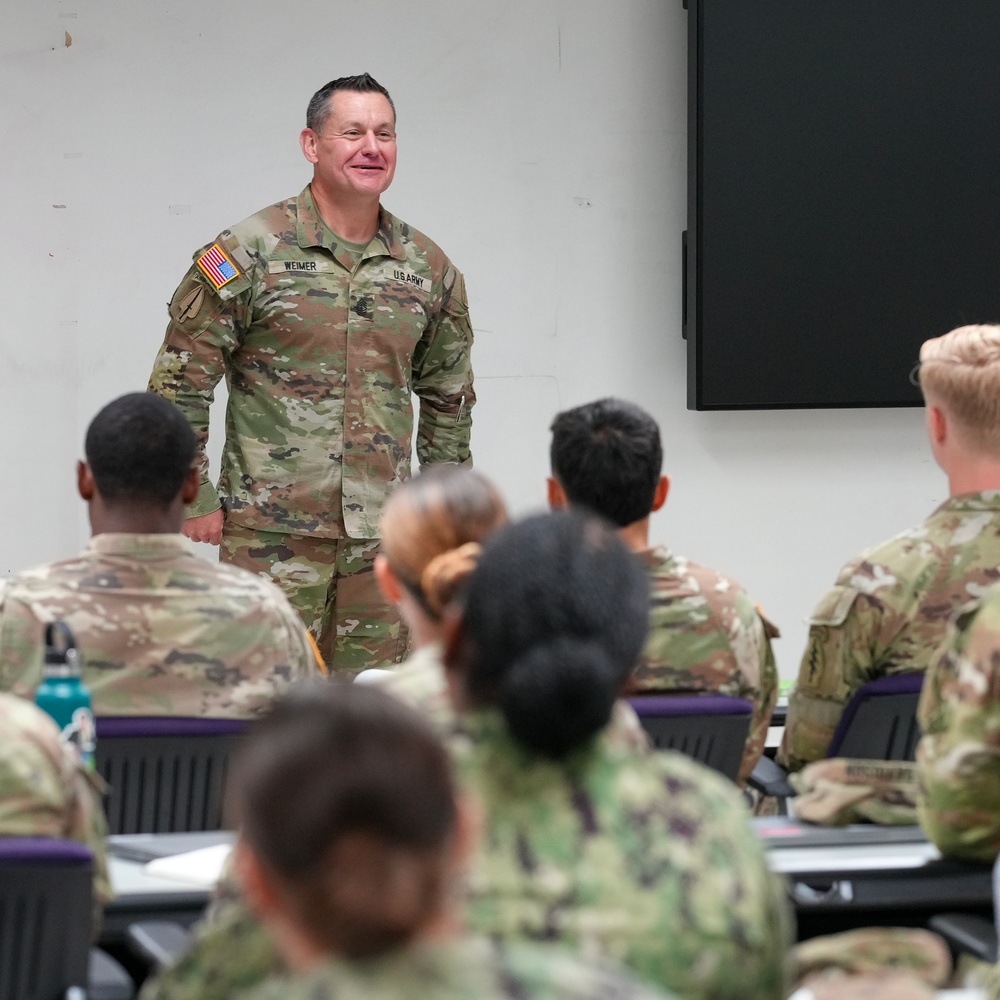 Sgt. Maj. of the Army Weimer visits SOCPAC