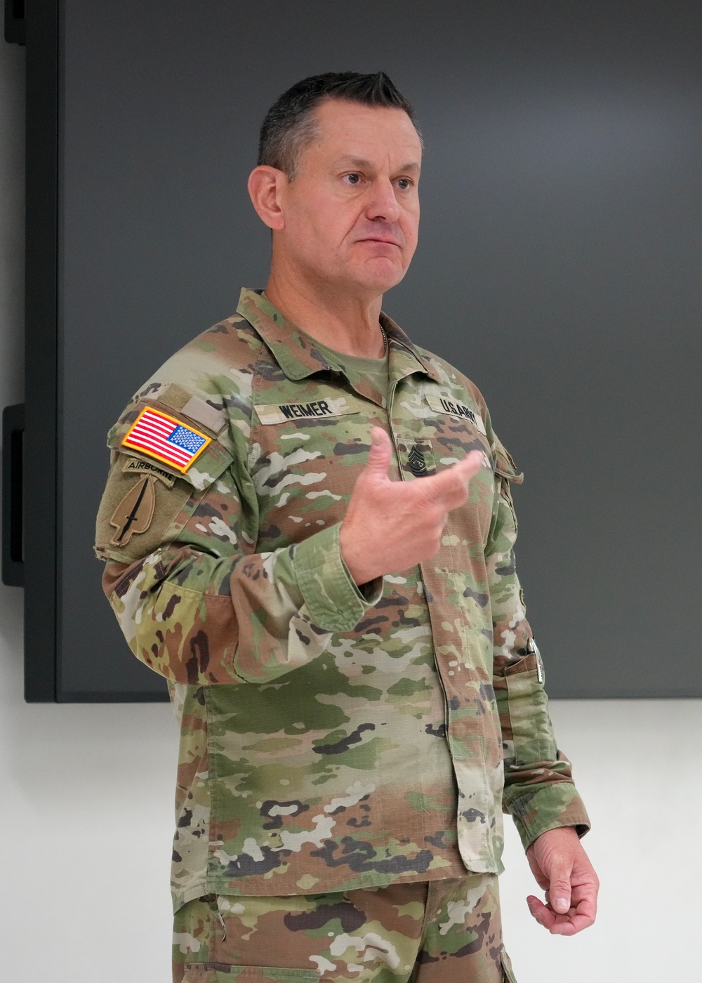 Sgt. Maj. of the Army Weimer visits SOCPAC