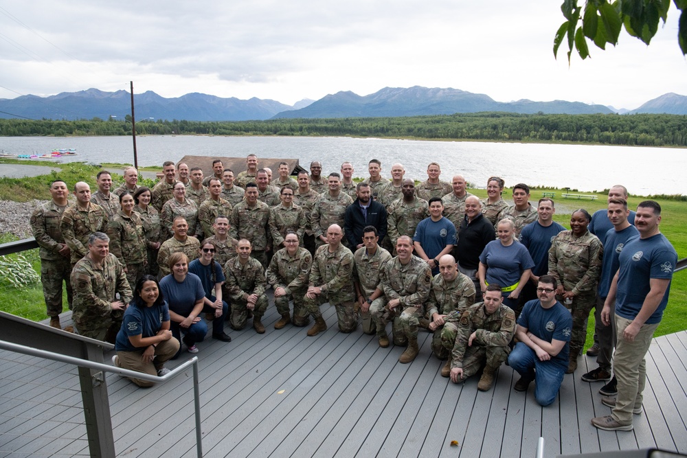 Leaders of the 515th Air Mobility Operations Wing Gather for the Big Game Fall Conference 2024