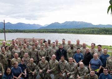 Leaders of the 515th Air Mobility Operations Wing Gather for the Big Game Fall Conference 2024