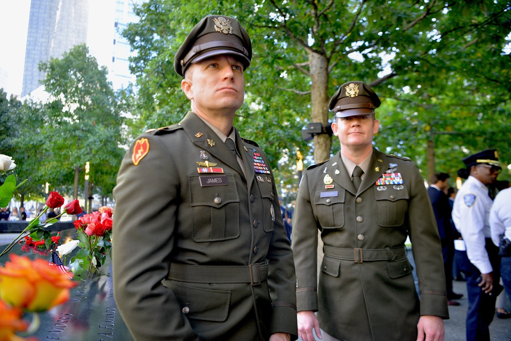 353rd CACOM Soldiers Attend NYC 9/11 Ceremony