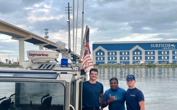 Coast Guard rescues surfer beset by weather near Freeport, Texas