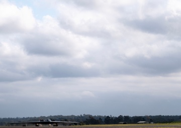 B-2 takes-off from RAAF Amberley for local BTF integration mission