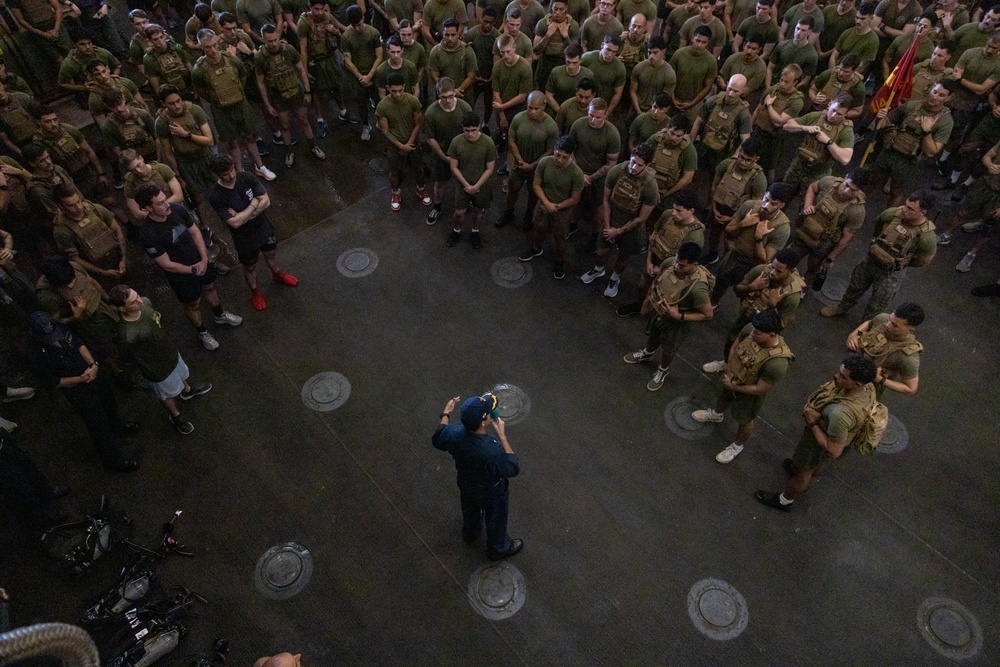 USS Green Bay holds 9/11 Memorial Run