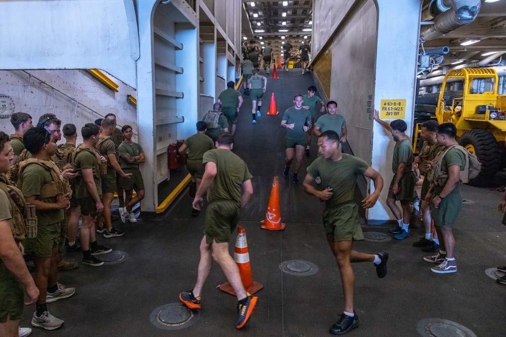 USS Green Bay holds 9/11 Memorial Run