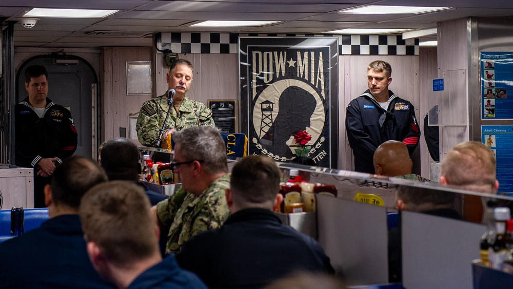 USS Emory S. Land Hosts 9/11 Ceremony