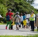 Kadena and local community conduct a tsunami evacuation drill