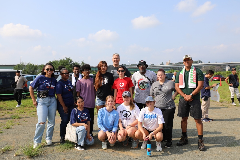 Camp Zama volunteers join local community for massive annual river cleanup effort