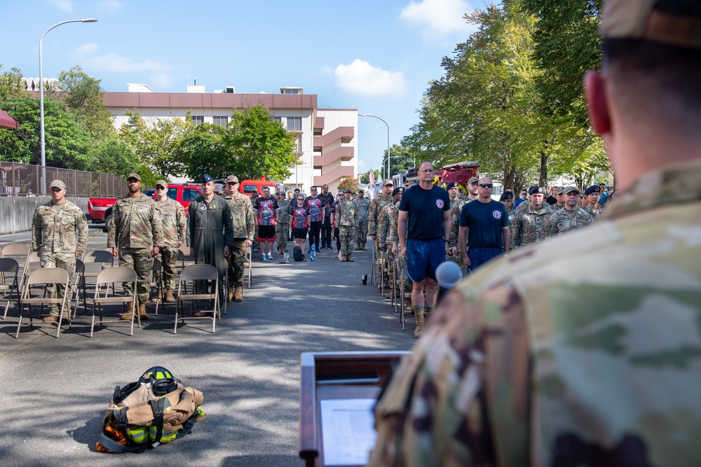 Yokota honors 9/11 terrorist attacks with tower run event.