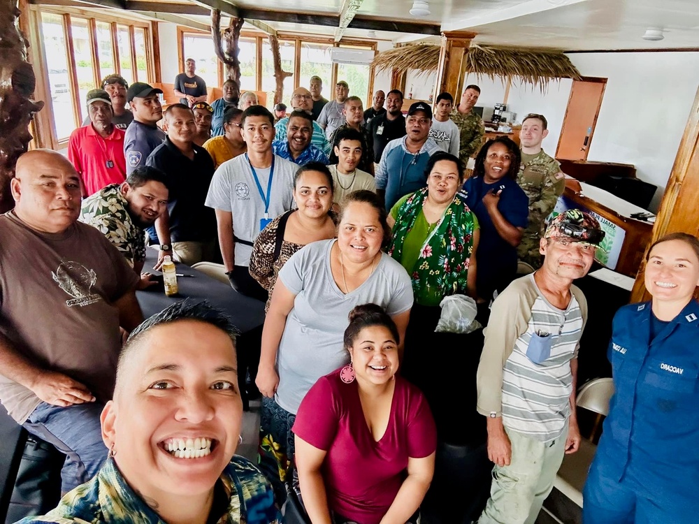 U.S. Coast Guard provides emergency management and boating safety workshops in Yap, Federated States of Micronesia, under Pacific Partnership 2024