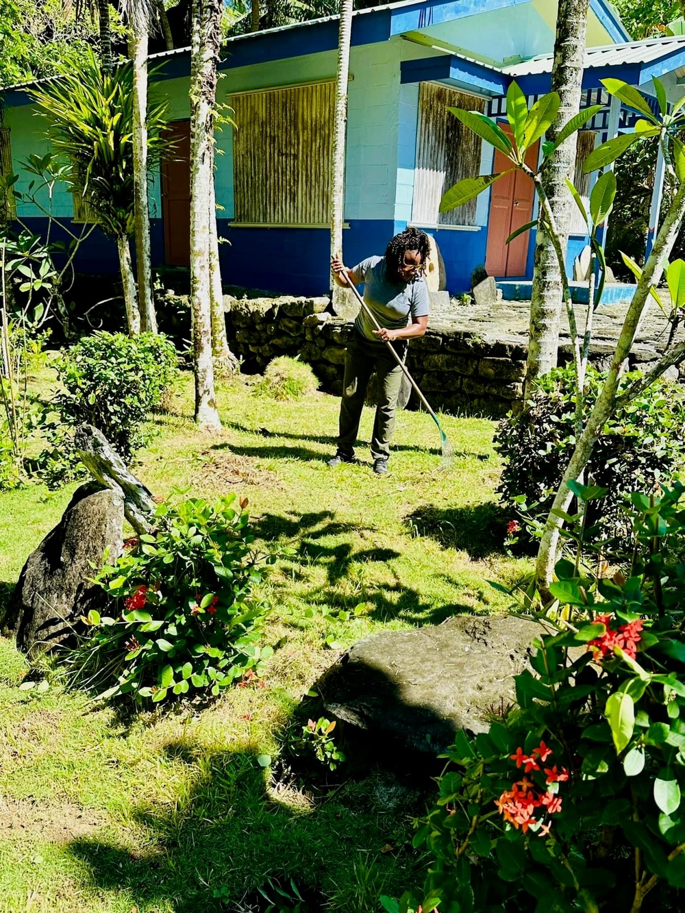 U.S. Coast Guard conduct community clean up in Yap, Federated States of Micronesia, under Pacific Partnership 2024