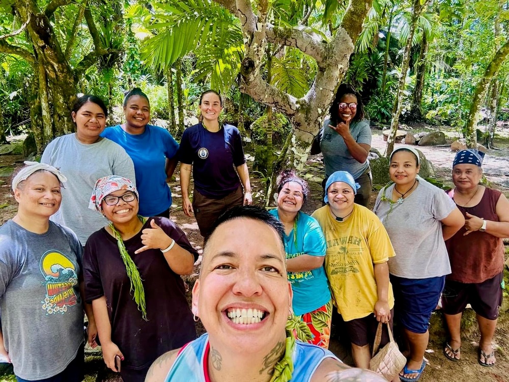 U.S. Coast Guard conduct community clean up in Yap, Federated States of Micronesia, under Pacific Partnership 2024