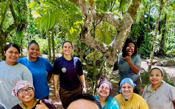 U.S. Coast Guard conduct community clean up in Yap, Federated States of Micronesia, under Pacific Partnership 2024