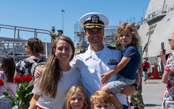 USS Manchester (LCS 14) Returns to Homeport