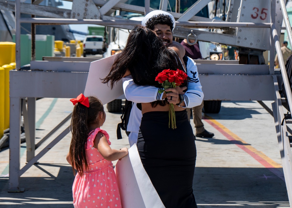 USS Manchester (LCS 14) Returns to Homeport