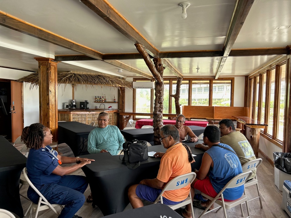 U.S. Coast Guard provides emergency management and boating safety workshops in Yap, Federated States of Micronesia, under Pacific Partnership 2024