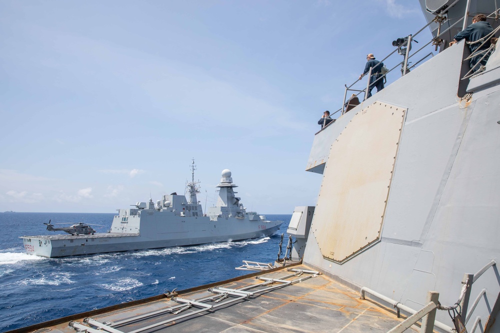 ITALIAN NAVY, ROYAL AUSTRALIAN AIR FORCE AND US NAVY CONDUCT MULTILATERAL EXERCISE