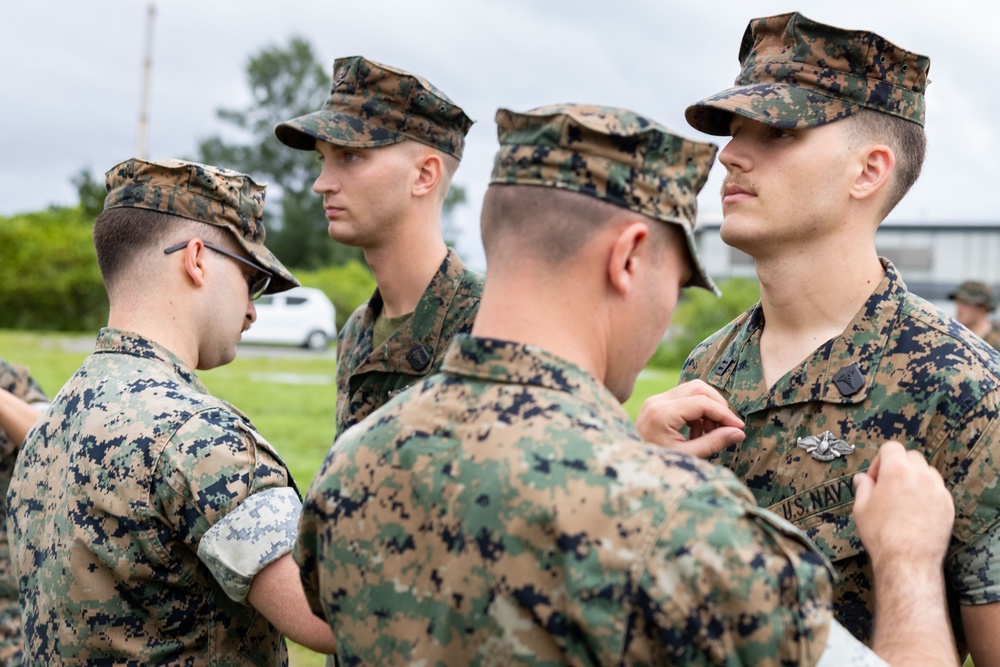 U.S. Navy FMF Pinning Ceremony