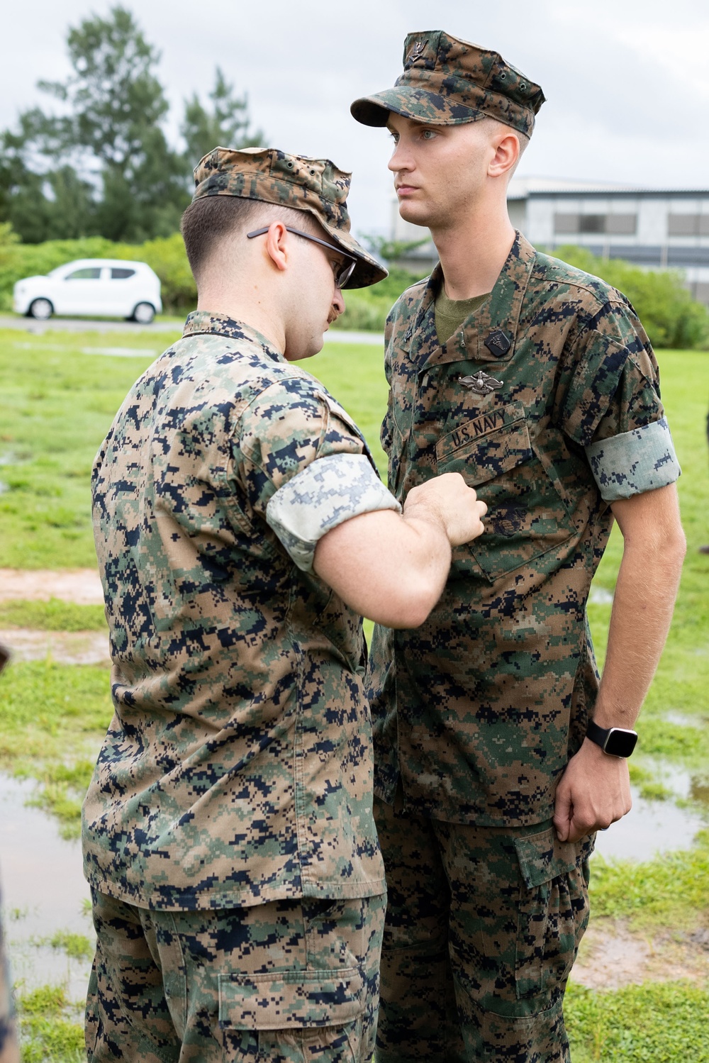 U.S. Navy FMF Pinning Ceremony