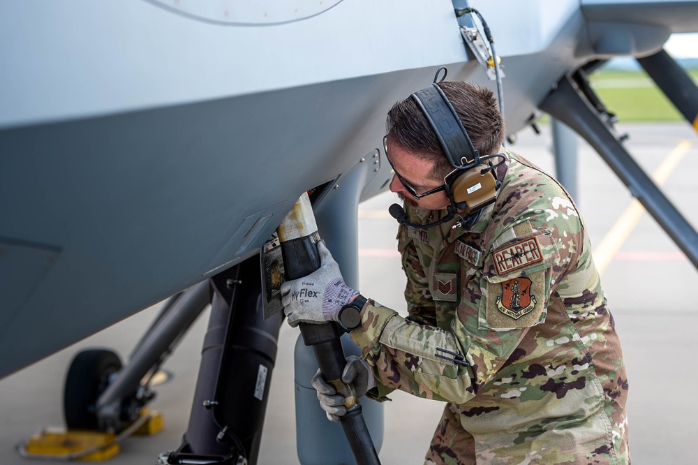 147th Attack Wing Crew Chief Supports Ample Strike 2024