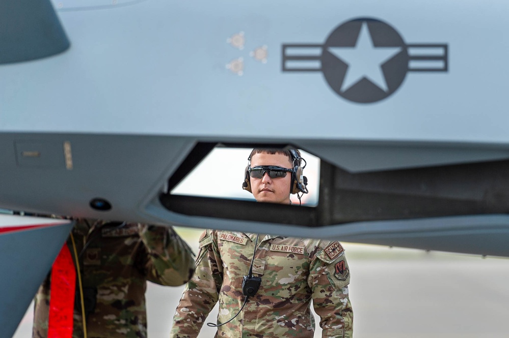 147th Attack Wing Crew Chief Supports Ample Strike 2024