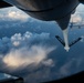 U.S. Air Force KC-135s refuel B-52 over North Sea