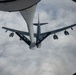 U.S. Air Force KC-135s refuel B-52 over North Sea