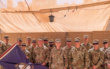 Task Force Thunder command team visits out station Soldiers