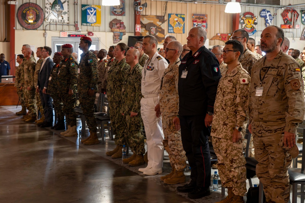 U.S. and Allied Service Members Mark 23rd Anniversary of 9/11 at Camp Lemonnier