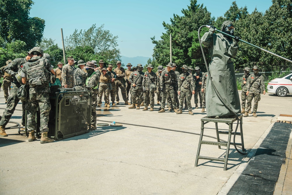 SY 24 | 15th MEU, 31st MEU, ROK Marines Conduct CBRN-response Training